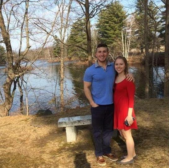 First photo taken together, April 2016.