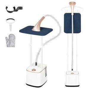 Steamer for Clothes, 2000W Standing Garment Steamer with 10 Steam Levels, 2.7L Water Tank for 90 Mins Continuous Steaming,2-in-1 Flat & Hanging Ironing (Pearl Gold)