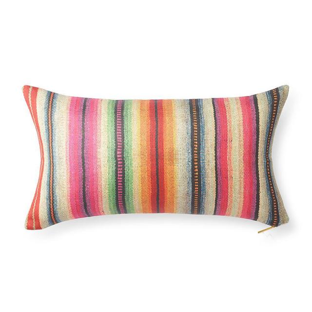 Technicolor Frazada Lumbar Pillow