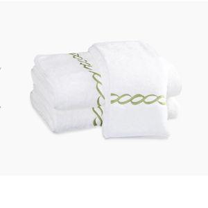 Classic Chain Bath Collection - Wash Clothes in Spring Green
