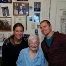 The day Ash met Chris's Grandma Connee and the day we officially became boyfriend and girlfriend