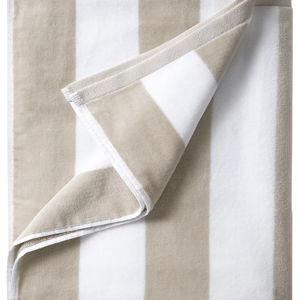 LULUHOME Large Oversized Beach Towel - Big Cotton 36 x 70 Inch Striped Pool Towel, Large Cabana Soft Swimming Towel for Adult Men Women,Chiffon