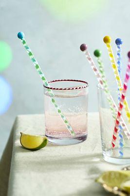 Colorful Twist Drink Stirrers, Set of 6
