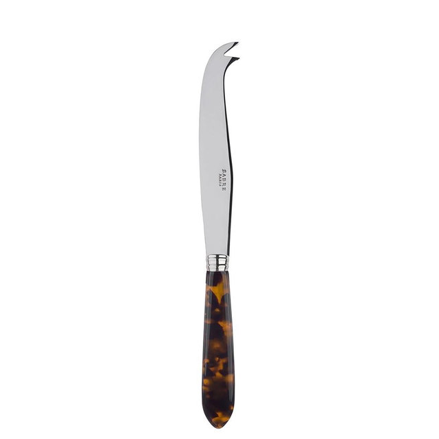 SABRE PARIS - Cheese Knife 9.4 inches - Tortue Collection - Stainless Steel & Acrylic - Dishwasher Safe - Scaled Effect