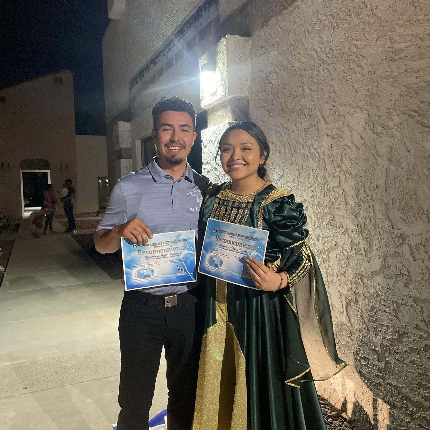 (2023) cuando nos dieron certificados para nuestros ministerios🥳 when we got certificates for our ministries