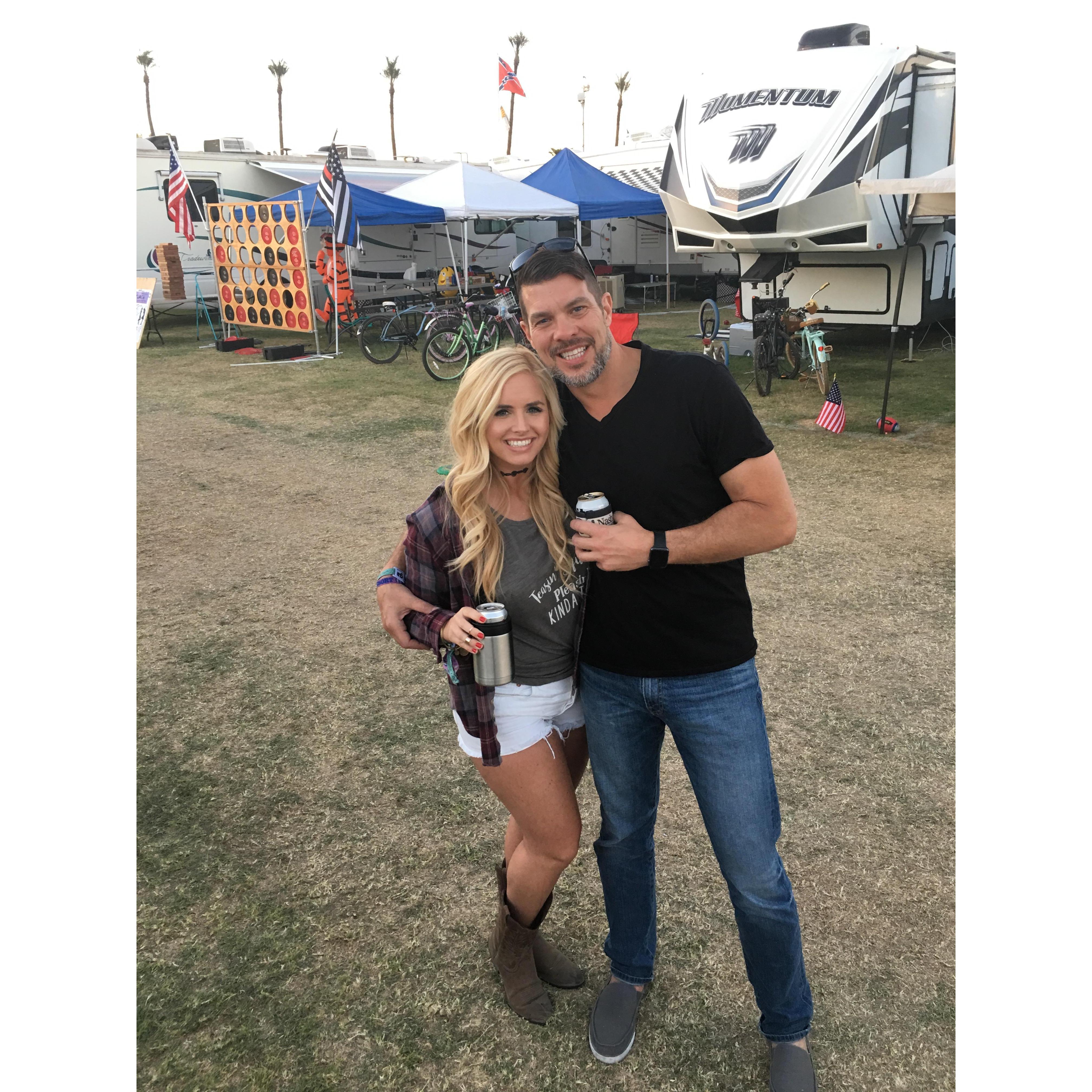 Dan's first Stagecoach!