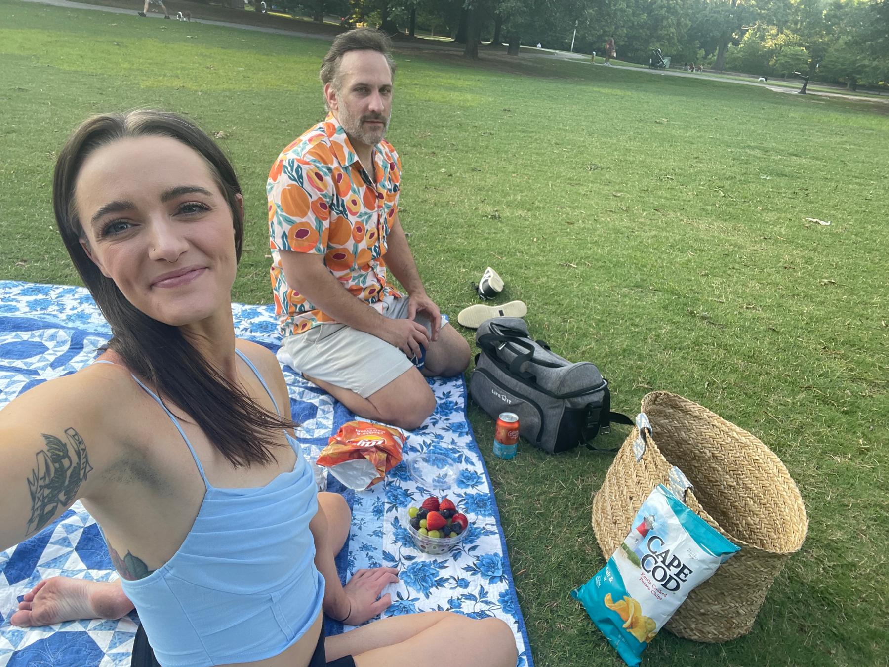 Engagement weekend picnic