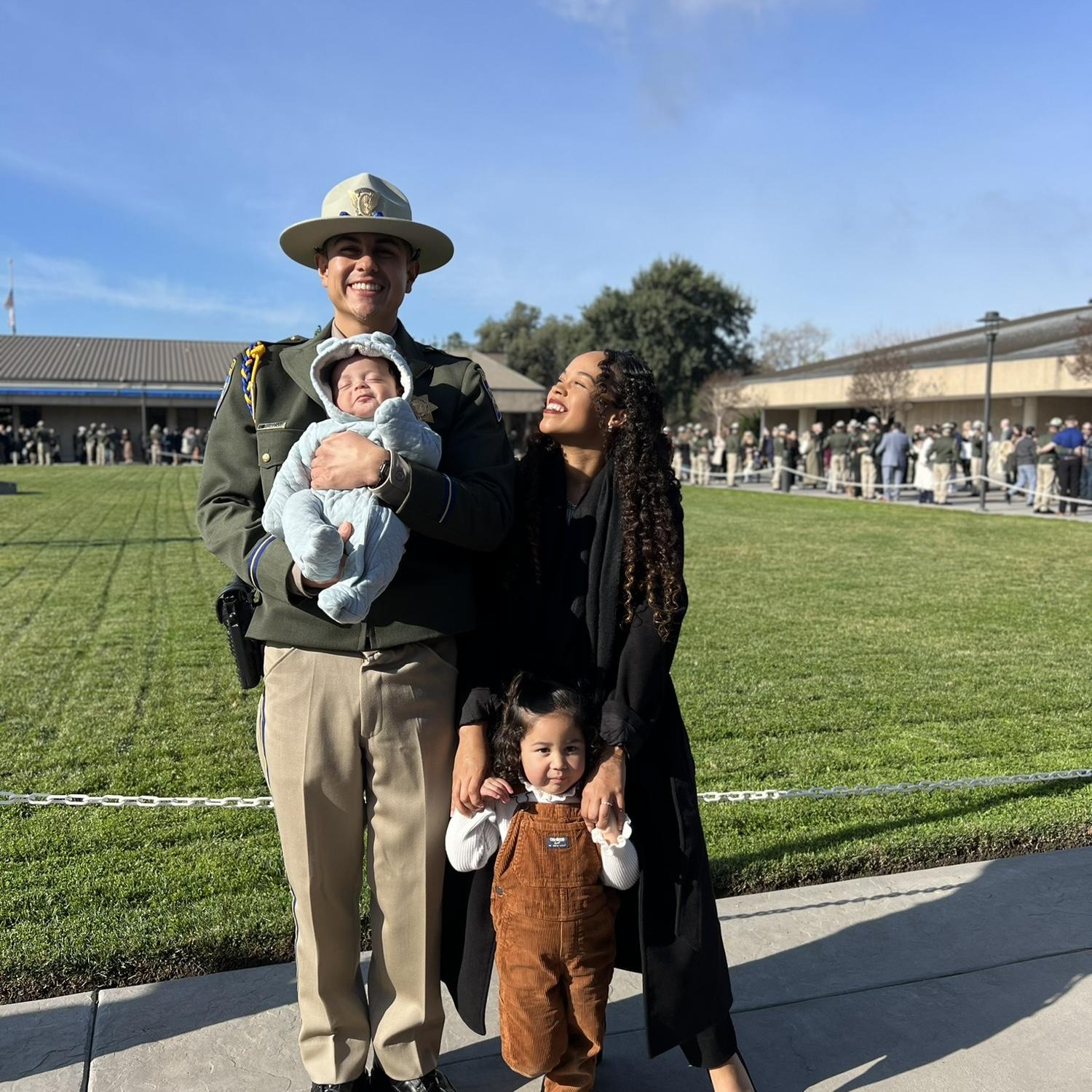 A very happy and proud day for our family. Luis endured 26 long weeks in the CHP academy and came out alive! Those weeks were some of the hardest for us both, but nothing we couldn’t handle together.