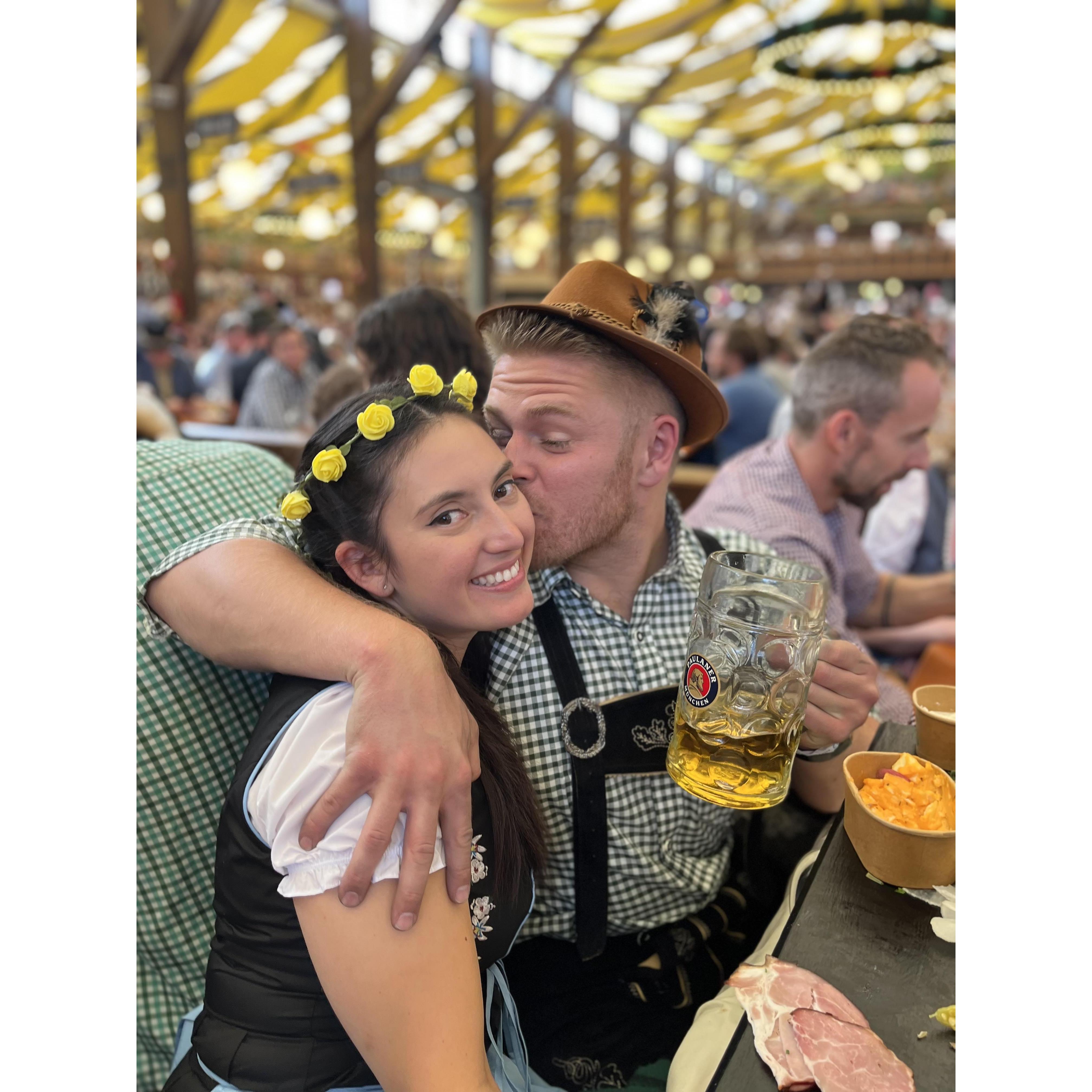 Travis's first time traveling out of the US - Munich for Oktoberfest is quite the start!