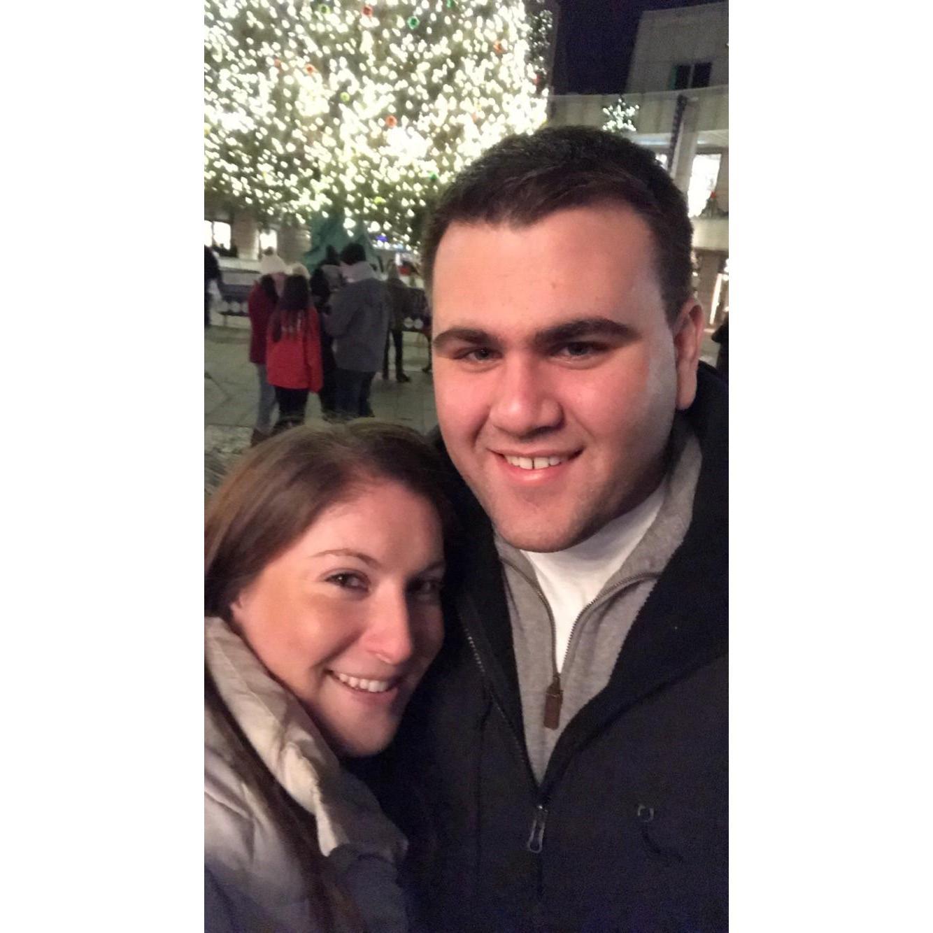 Jake took me to Boston for New Year's Eve!