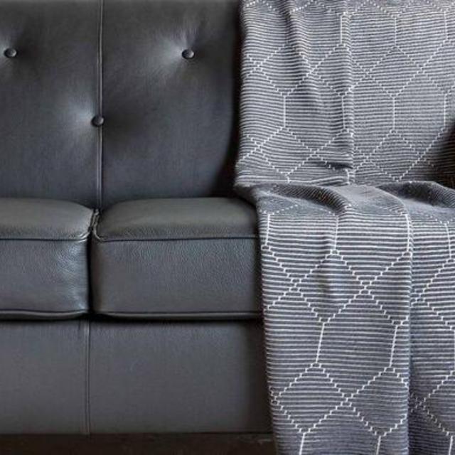 Ethan Allen Hexagon Throw Blanket