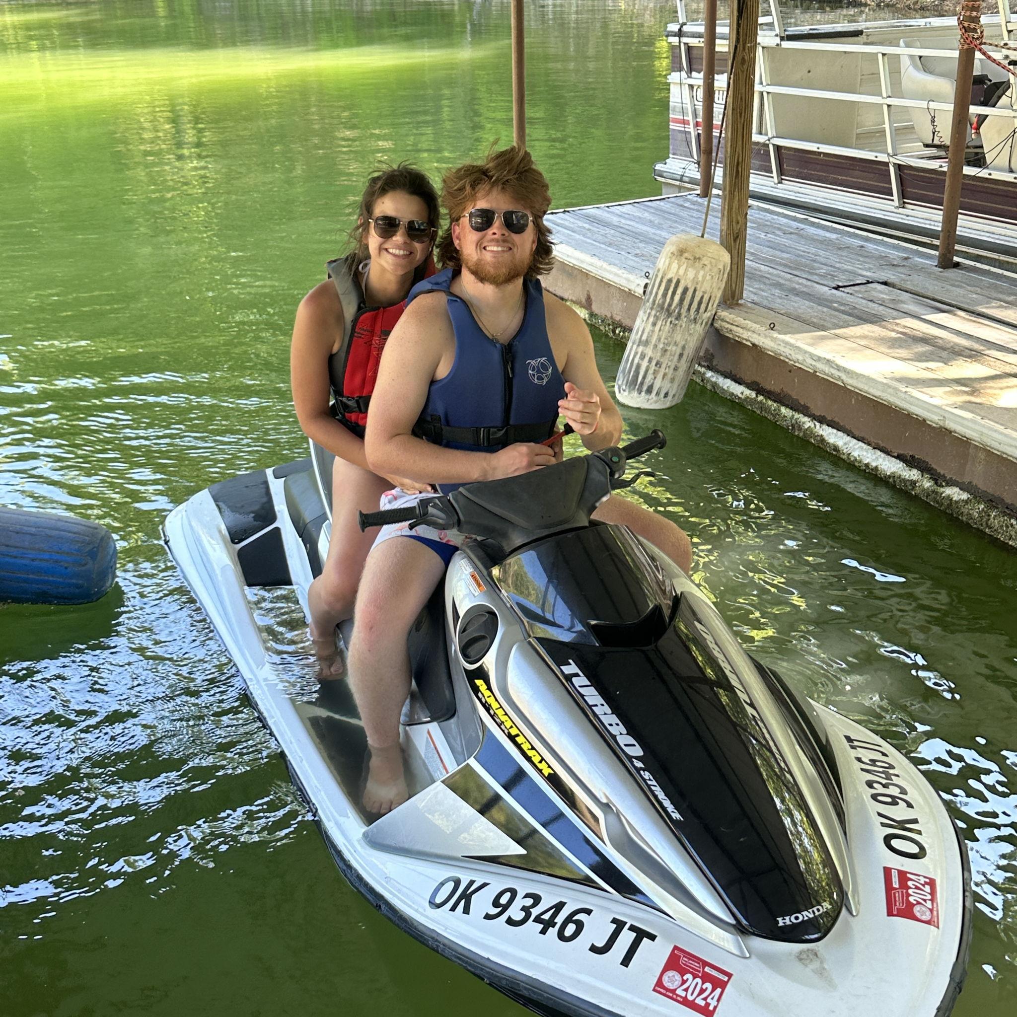 At the lake with the Agee Family for the 4th of July!