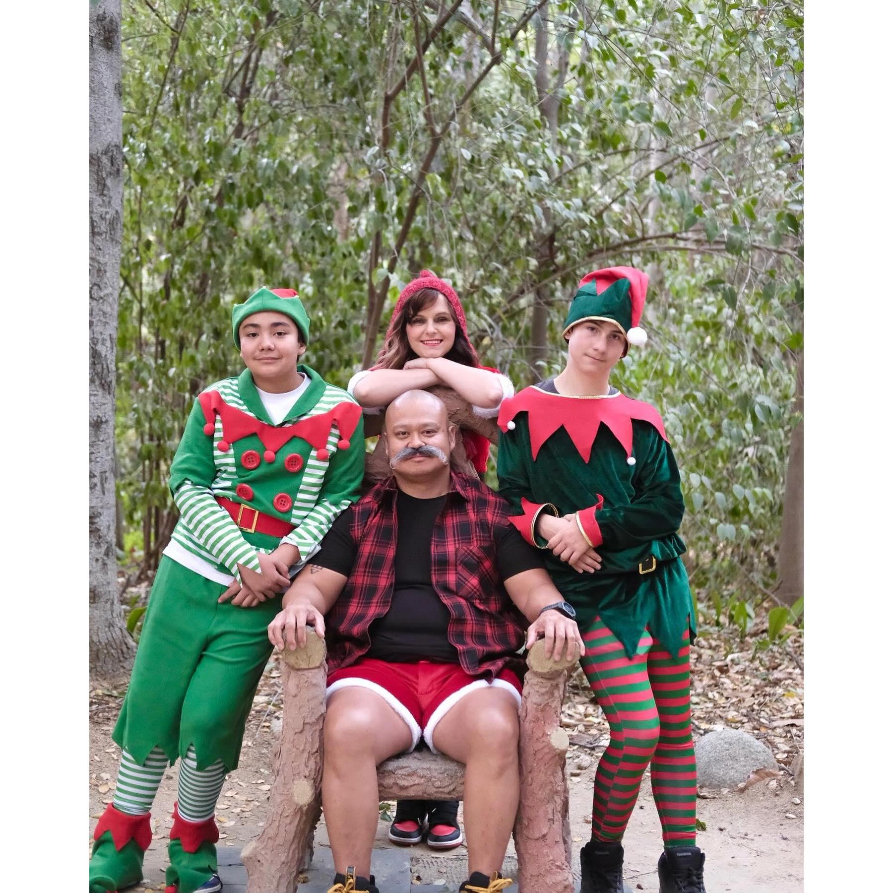 Our first family Christmas photos 2024