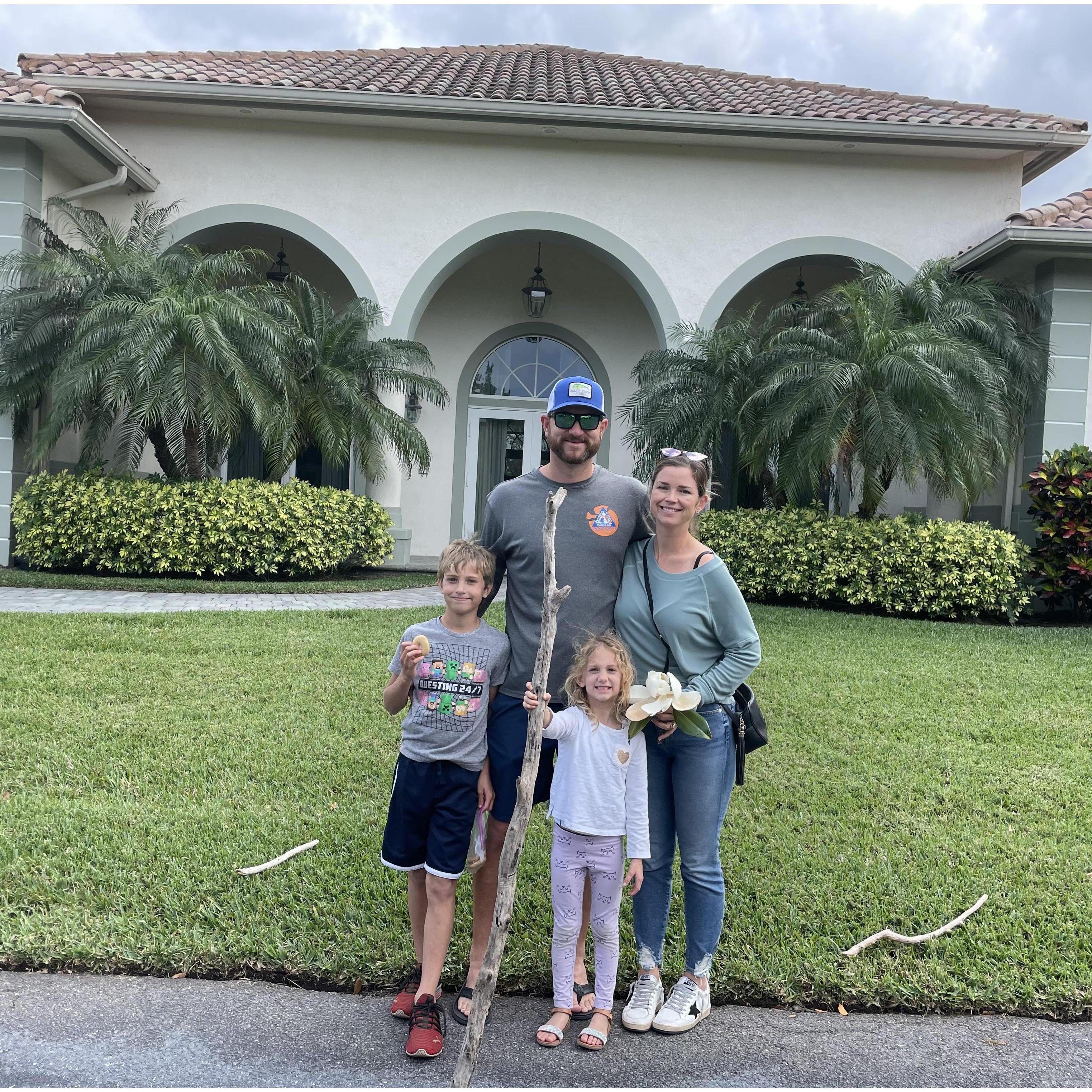 Our first house together!