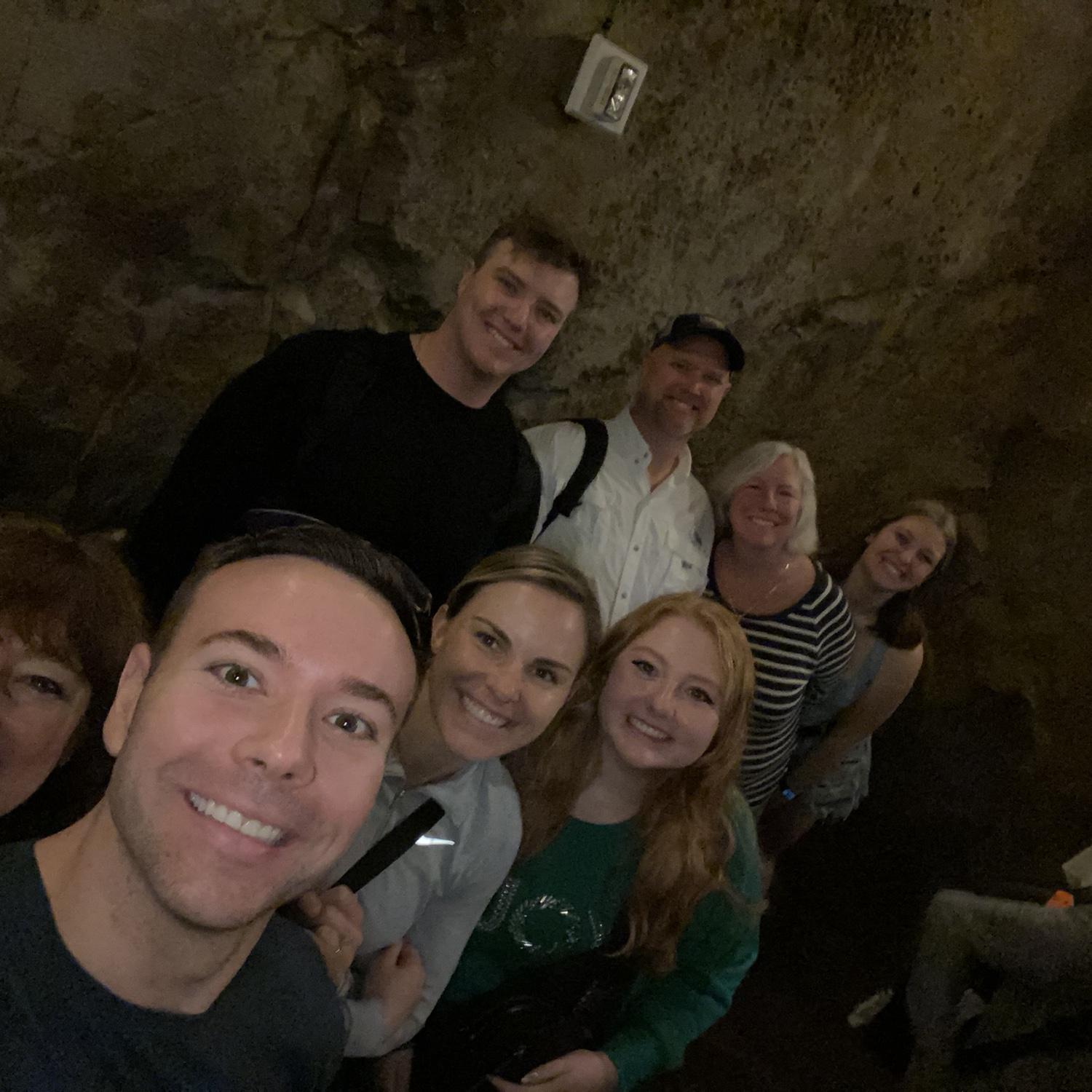 Family get together at Disney for the proposal!