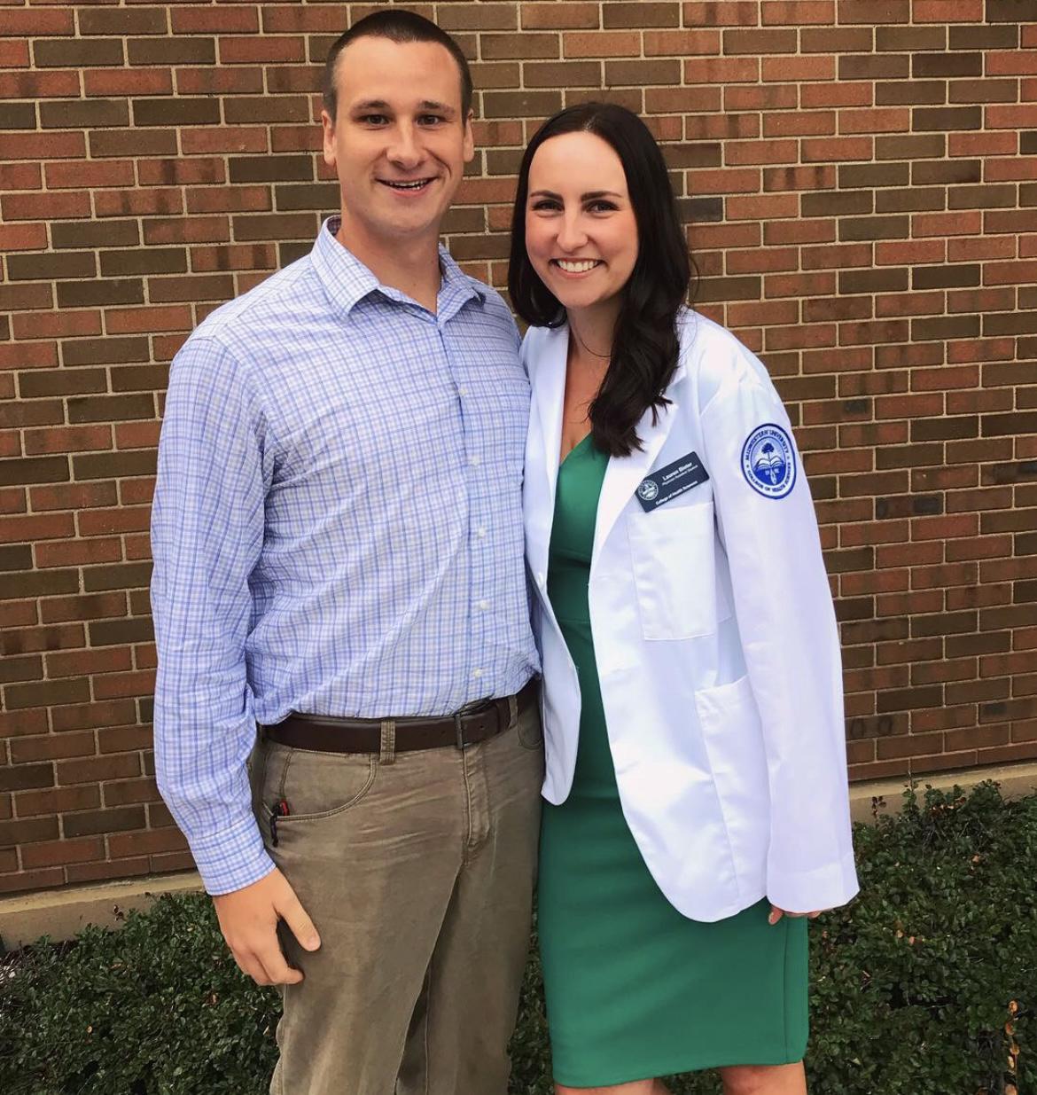 Lauren’s PA school white coat ceremony