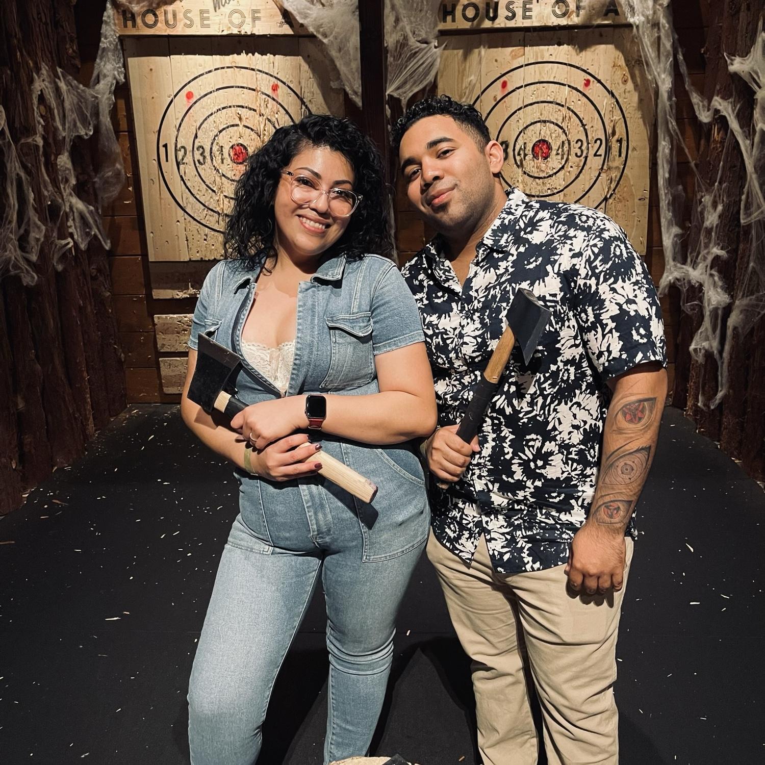 Date night with some 🪓 axe throwing