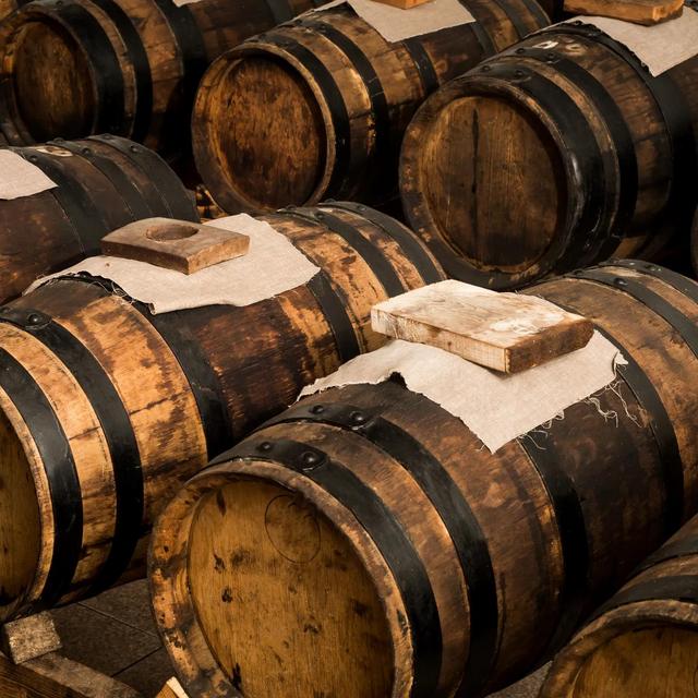 Batteria of Balsamic Vinegar Barrels in Italy