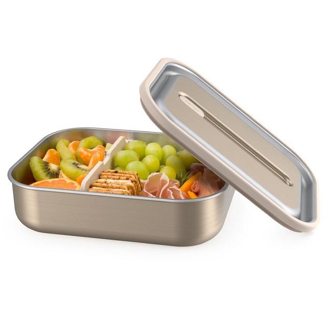 Bentgo Stainless Steel Leak-Proof Lunch Box, Gold