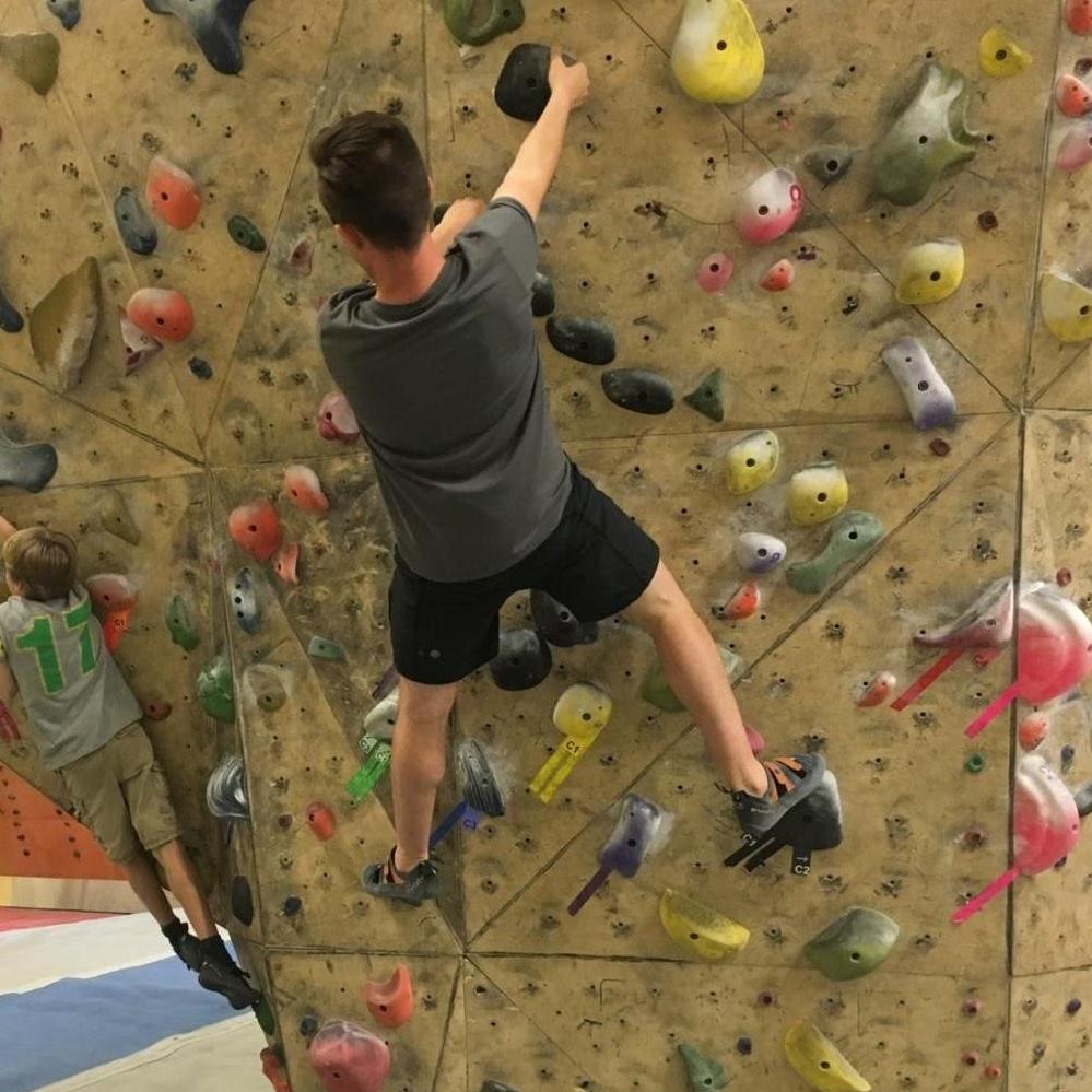 One of our many climbing dates