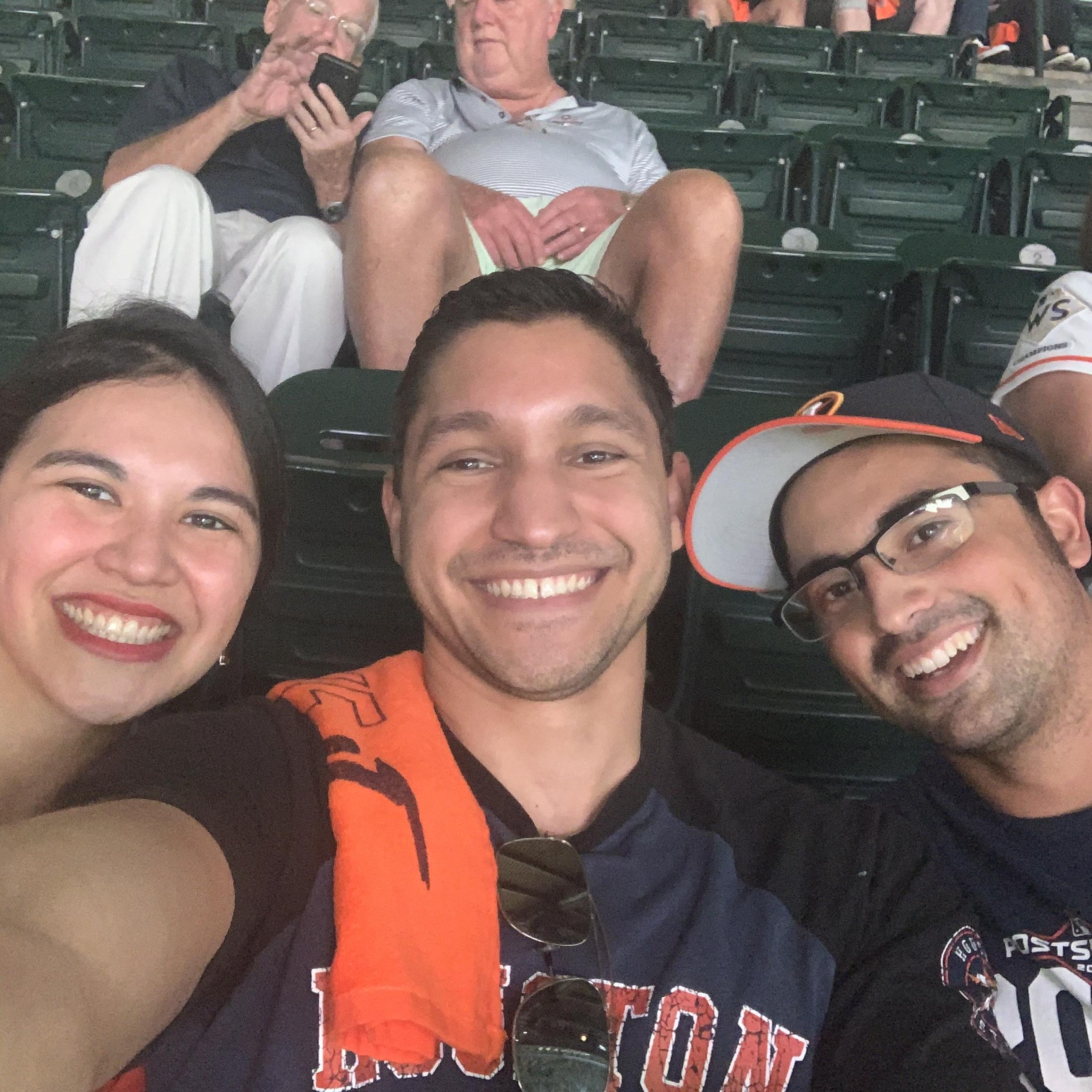 Way before we started dating, we shared Quality Time together rooting for the best team in baseball!