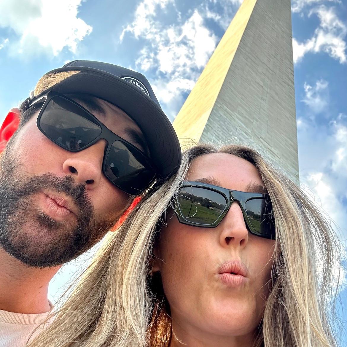 Bringing Meg to Will's hometown for the first time - playing Tourist in DC!