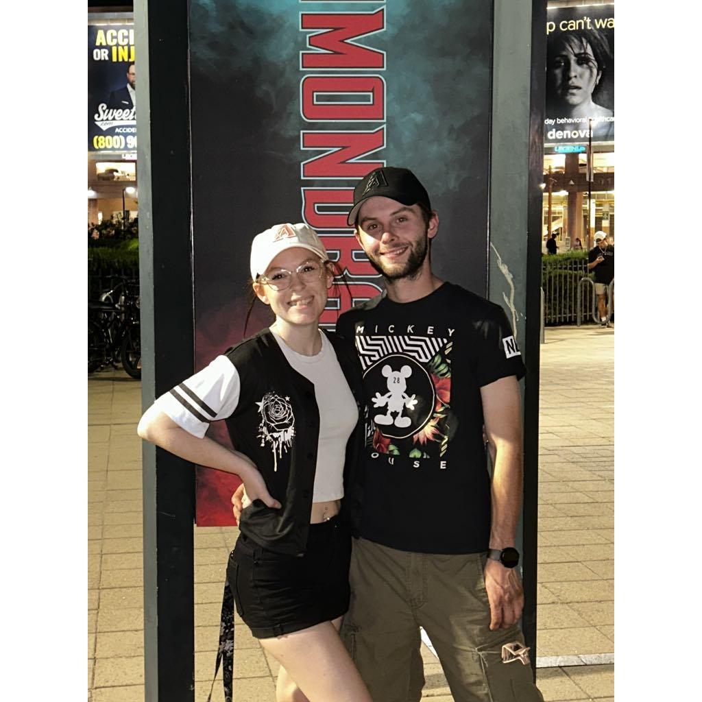 Our first baseball game