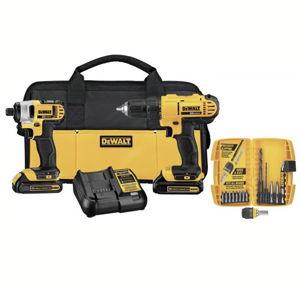 DeWalt Drill and Impact Driver Kit