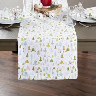 Holiday Woods Printed Table Runner
