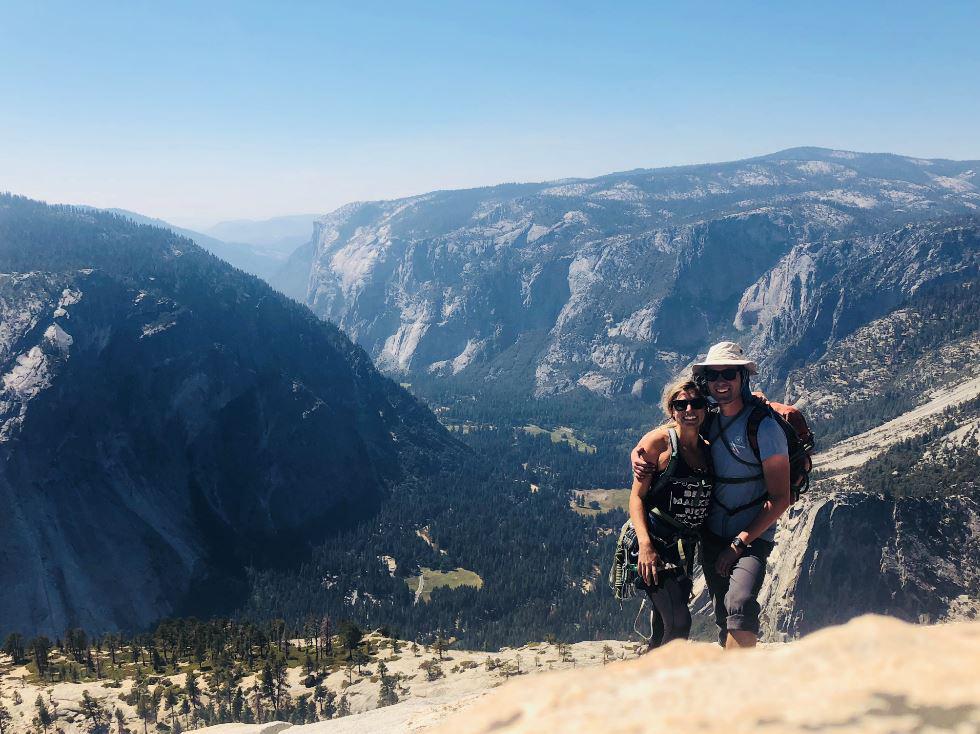 Topping out on half dome!