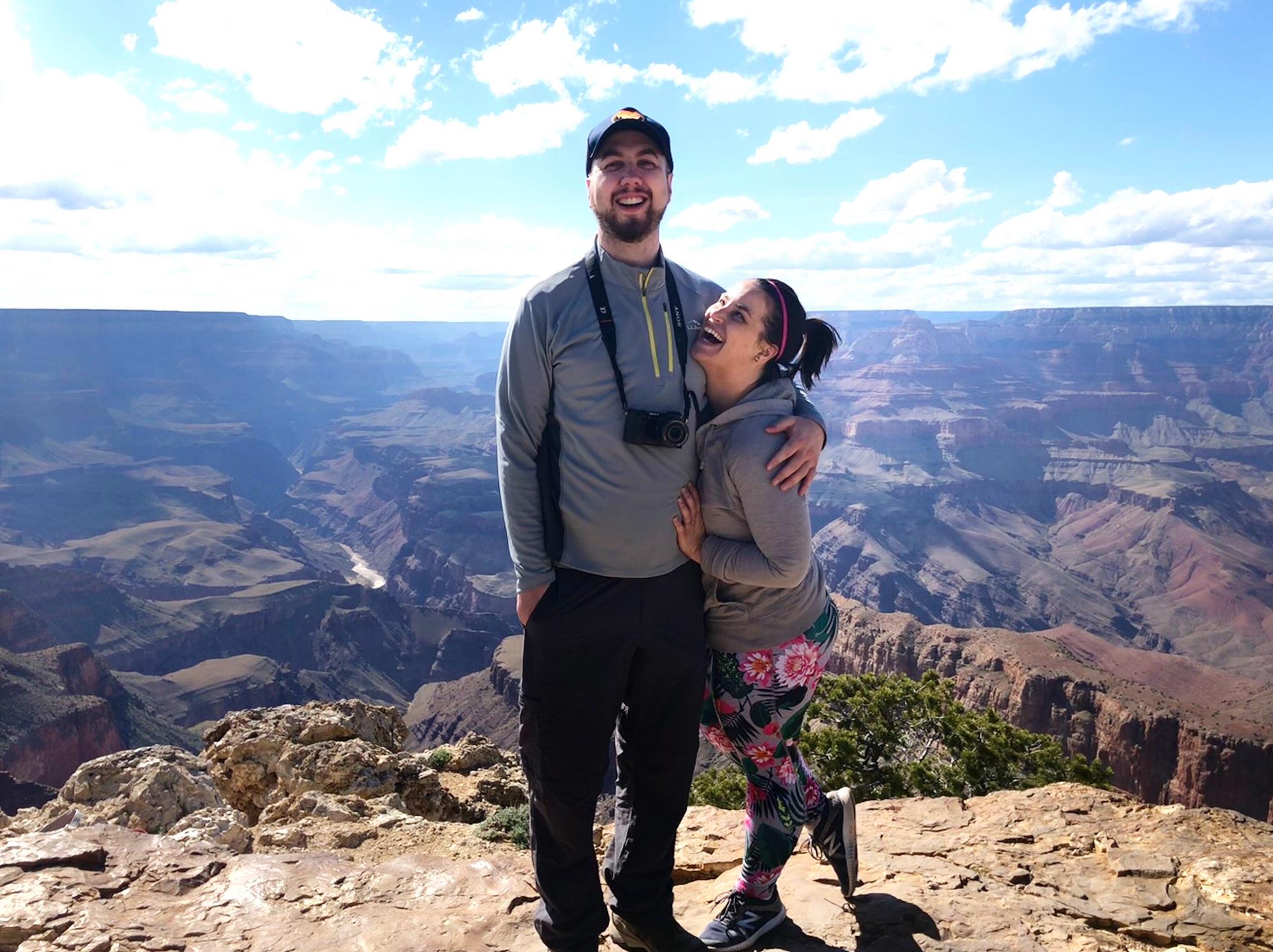 Our first look at the Grand Canyon!  May 2019