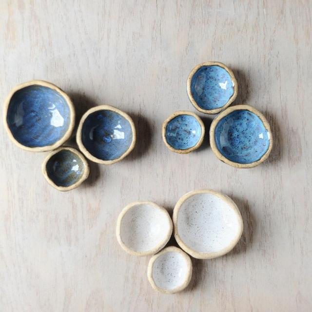 Set of 3 pinch bowls / ingredient bowls /...