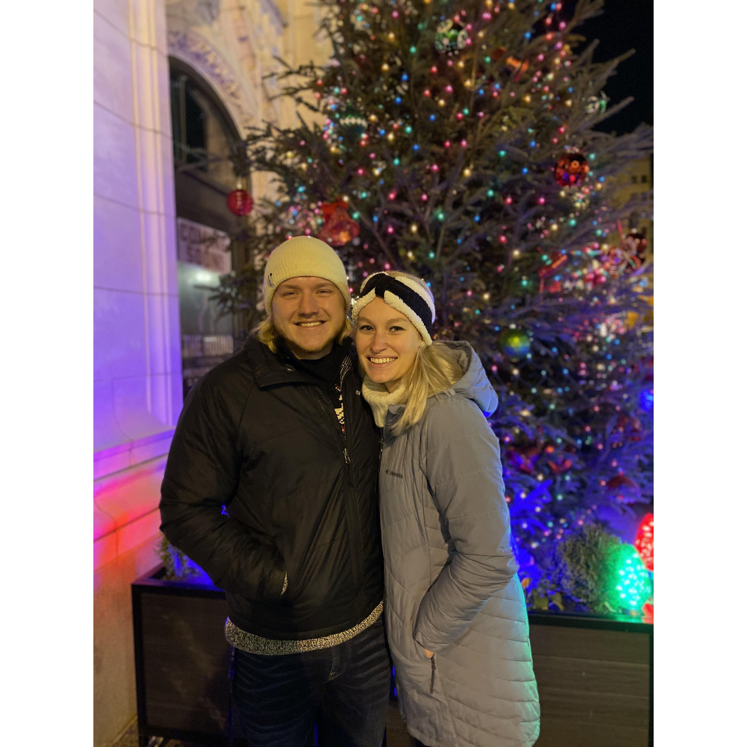 The first picture we took took together as a couple!