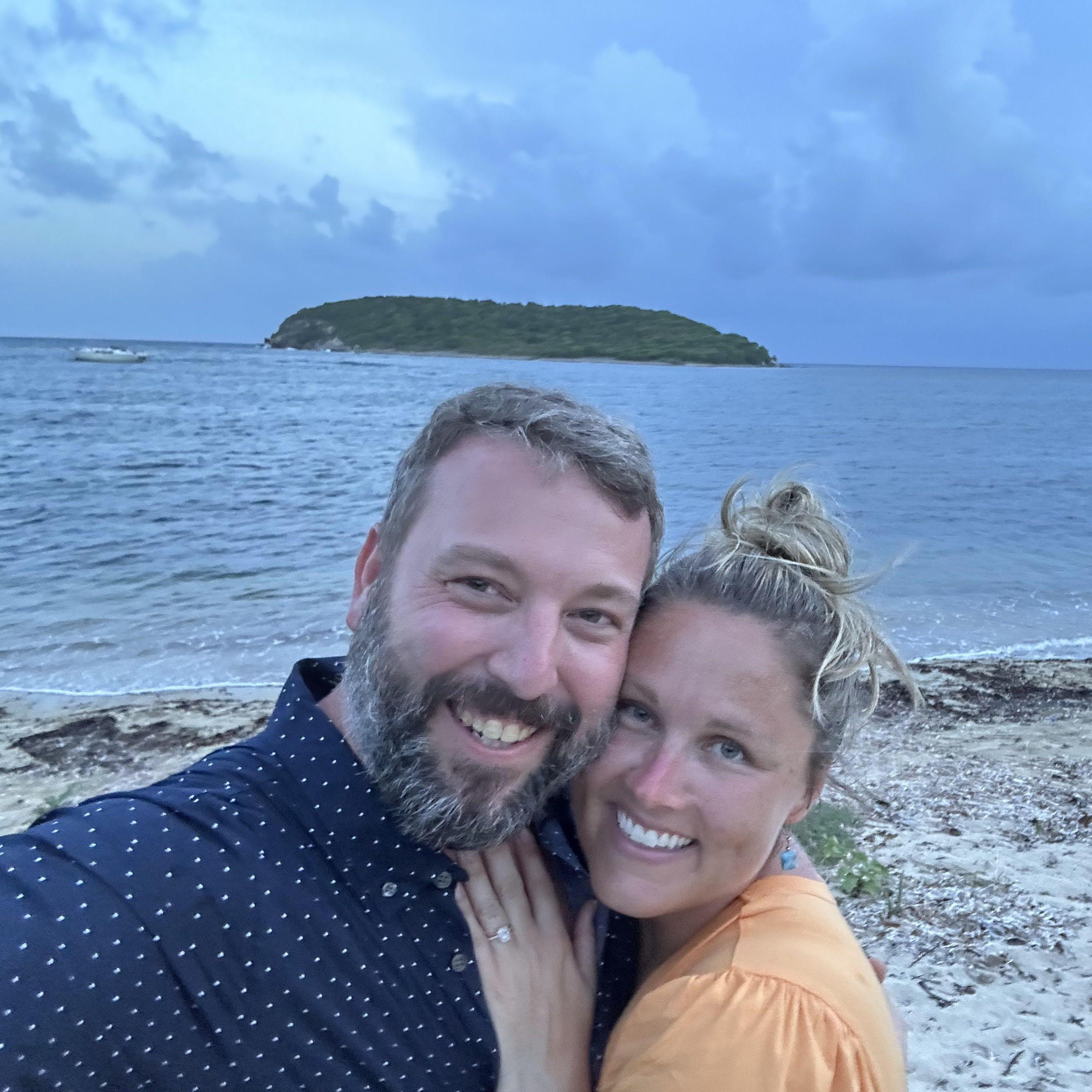 Moments after she said, "I do"