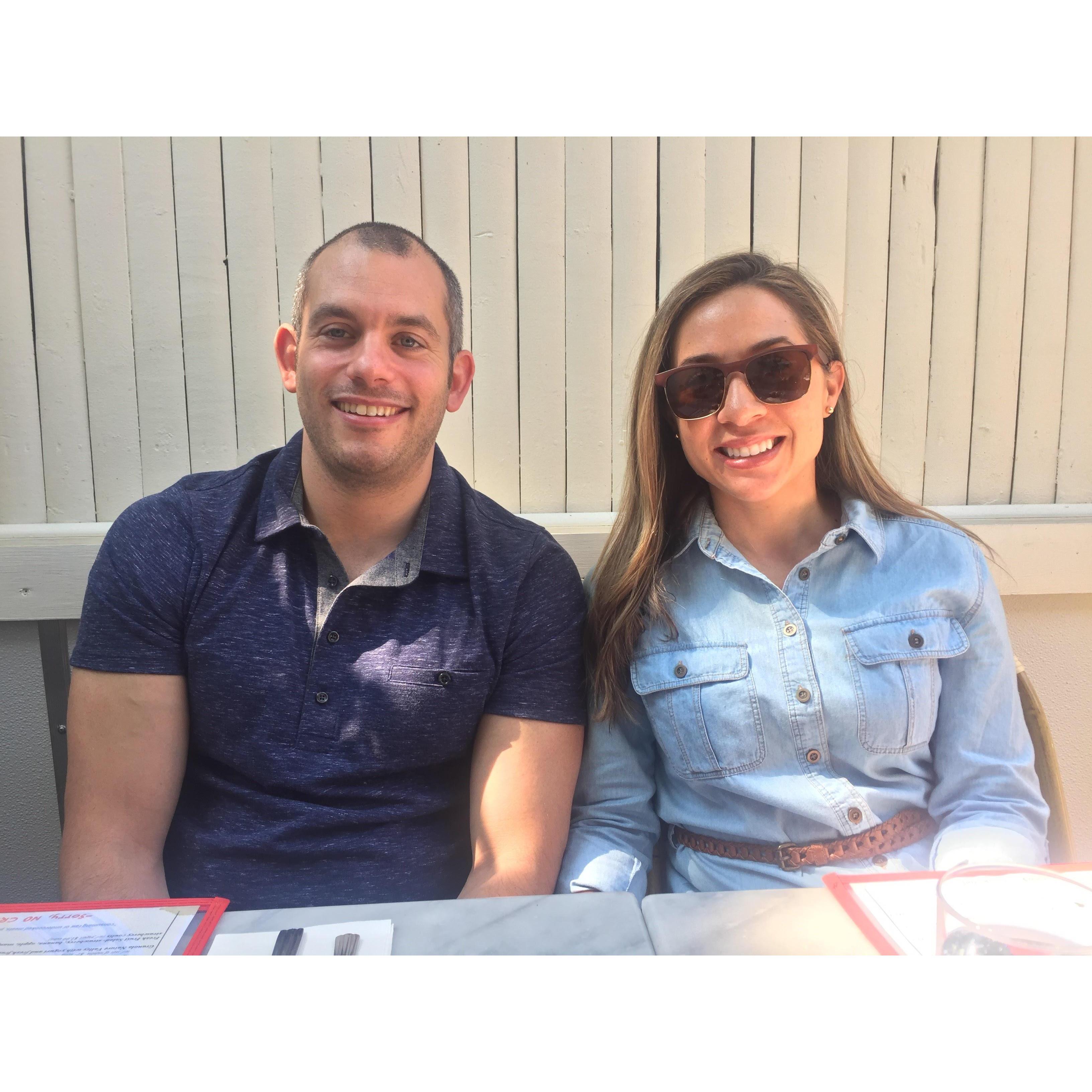 Hanging in Cobble Hill, BK - brunch with Jeff & Jess