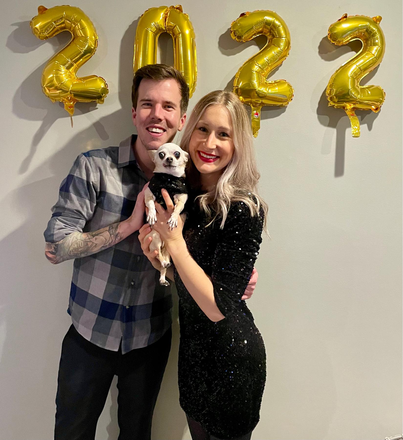 Celebrating the start of our last full year of dating before we’re married!