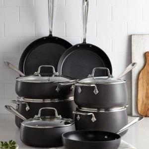 All-Clad - Hard-Anodized 13-Pc. Cookware Set