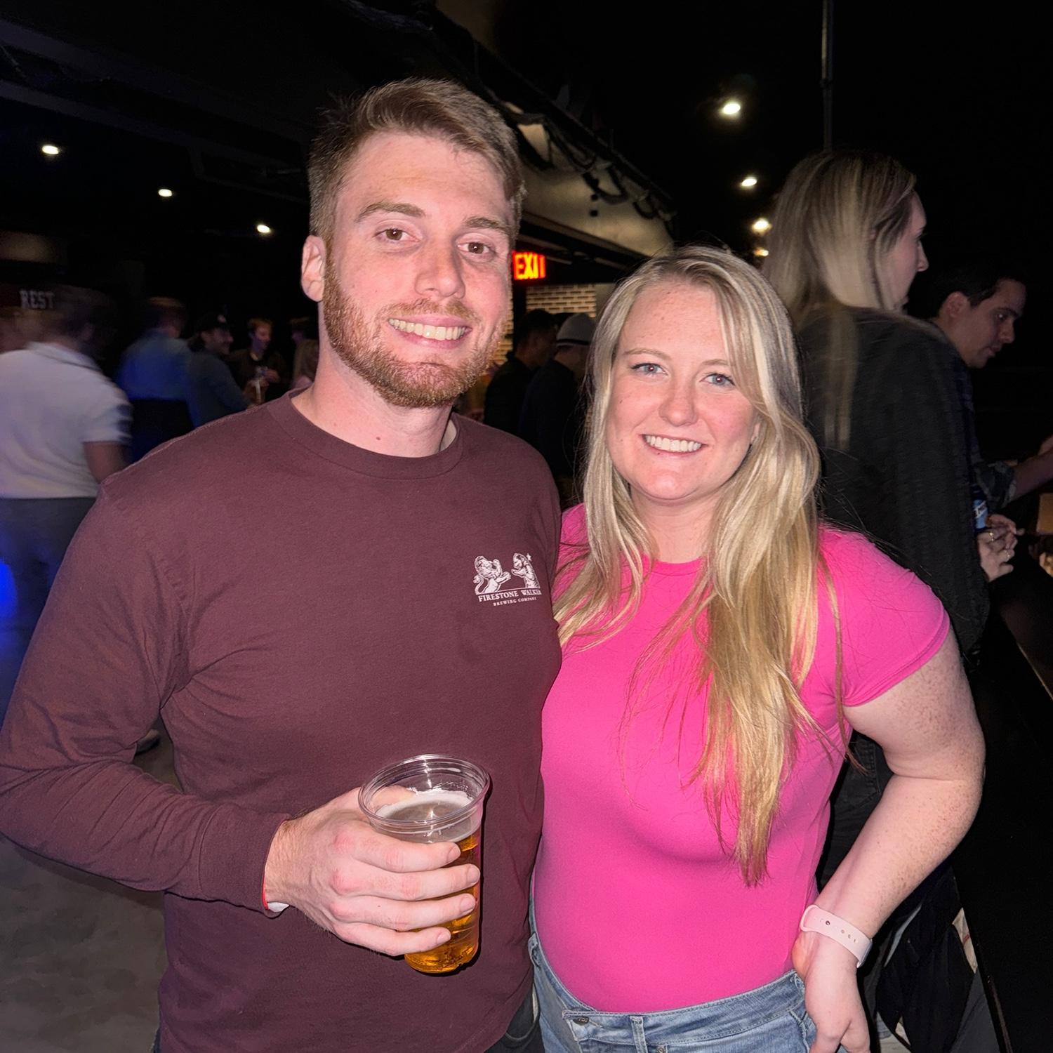 The first night we said 'I love you' to each other!