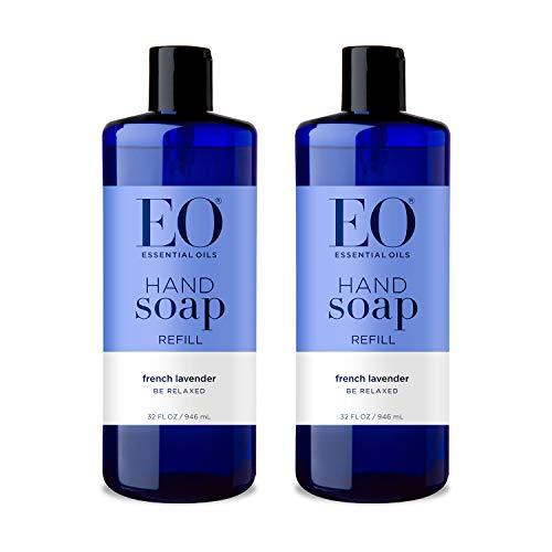 EO Hand Soap, French Lavender, 32 Ounce Refill, 2 Count