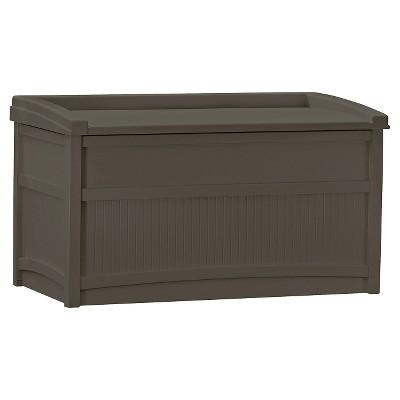 Resin Premium Deck Box With Seat 50 Gallon - Suncast