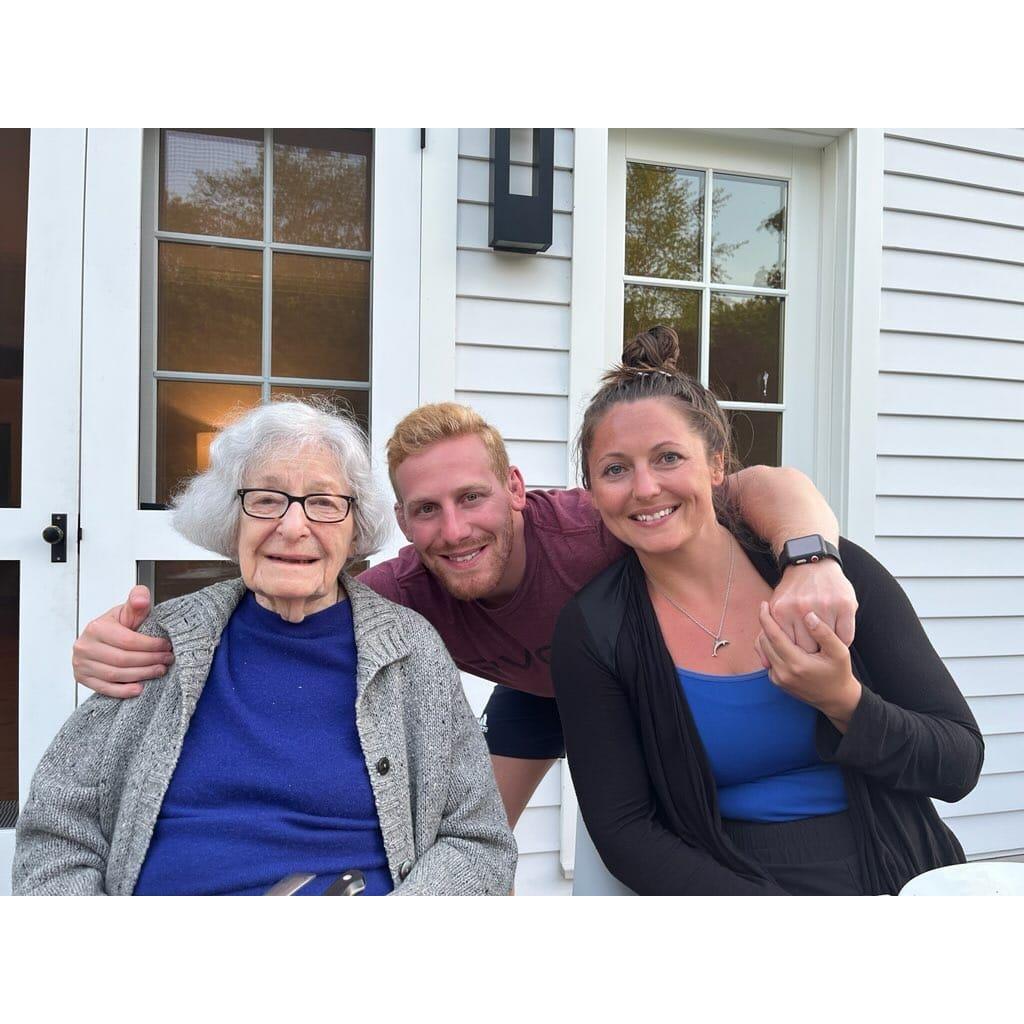 Spending time with Asher's grandmother before she passed away