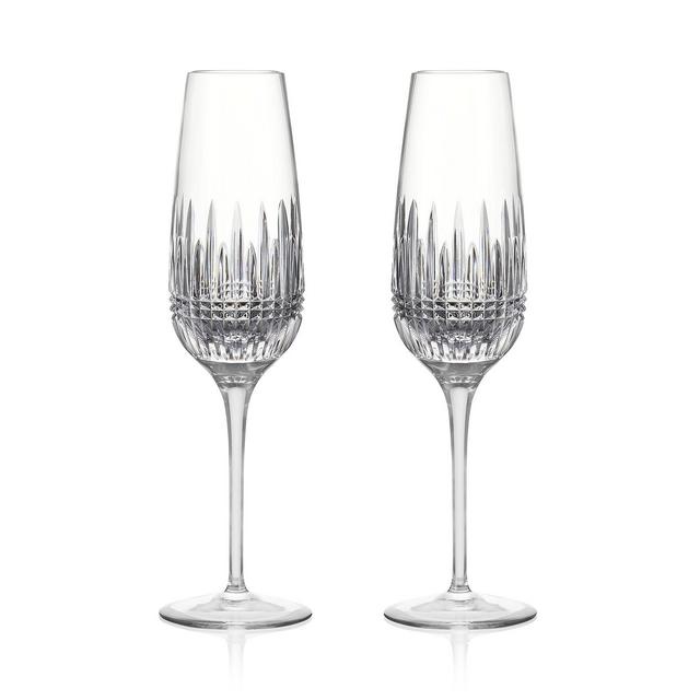 Waterford Lismore Diamond Essence Flute, Set of 2