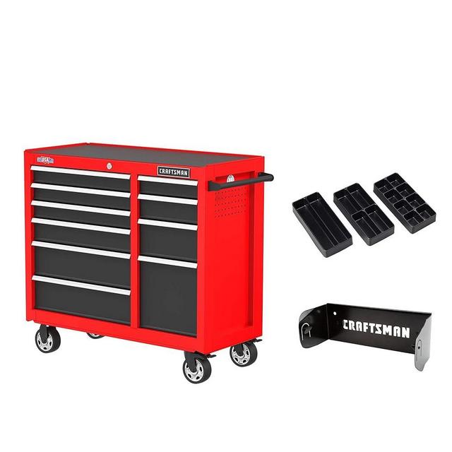 CRAFTSMAN S2000 41IN 10-DRAWER CABINET W/TRAY & HOLDER RR (CMST341102RB)
