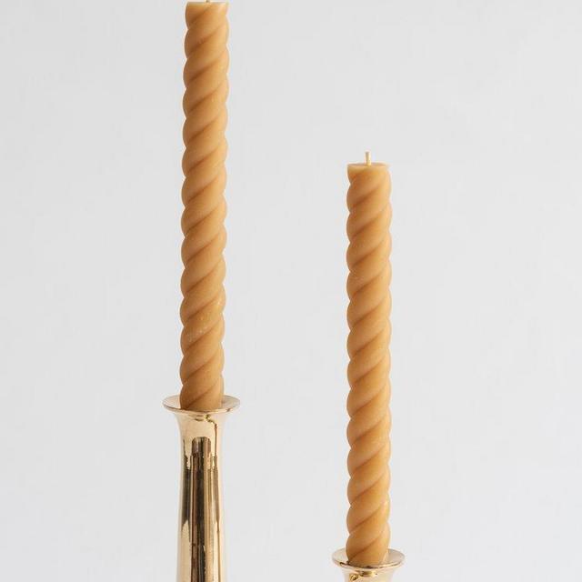 Natural Rope Taper Candles
