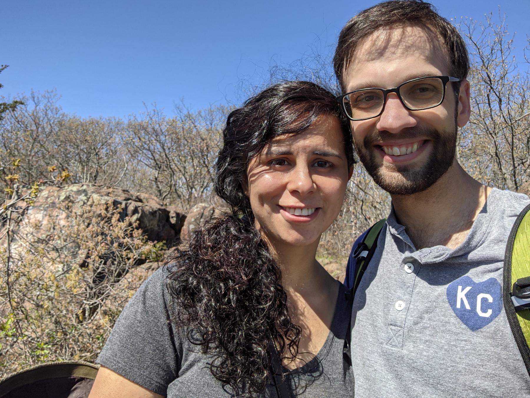 Our very first picture together in 2021