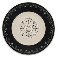 Mickey Mouse Icon Dessert Plate - Disney Dining Collection - Black / White