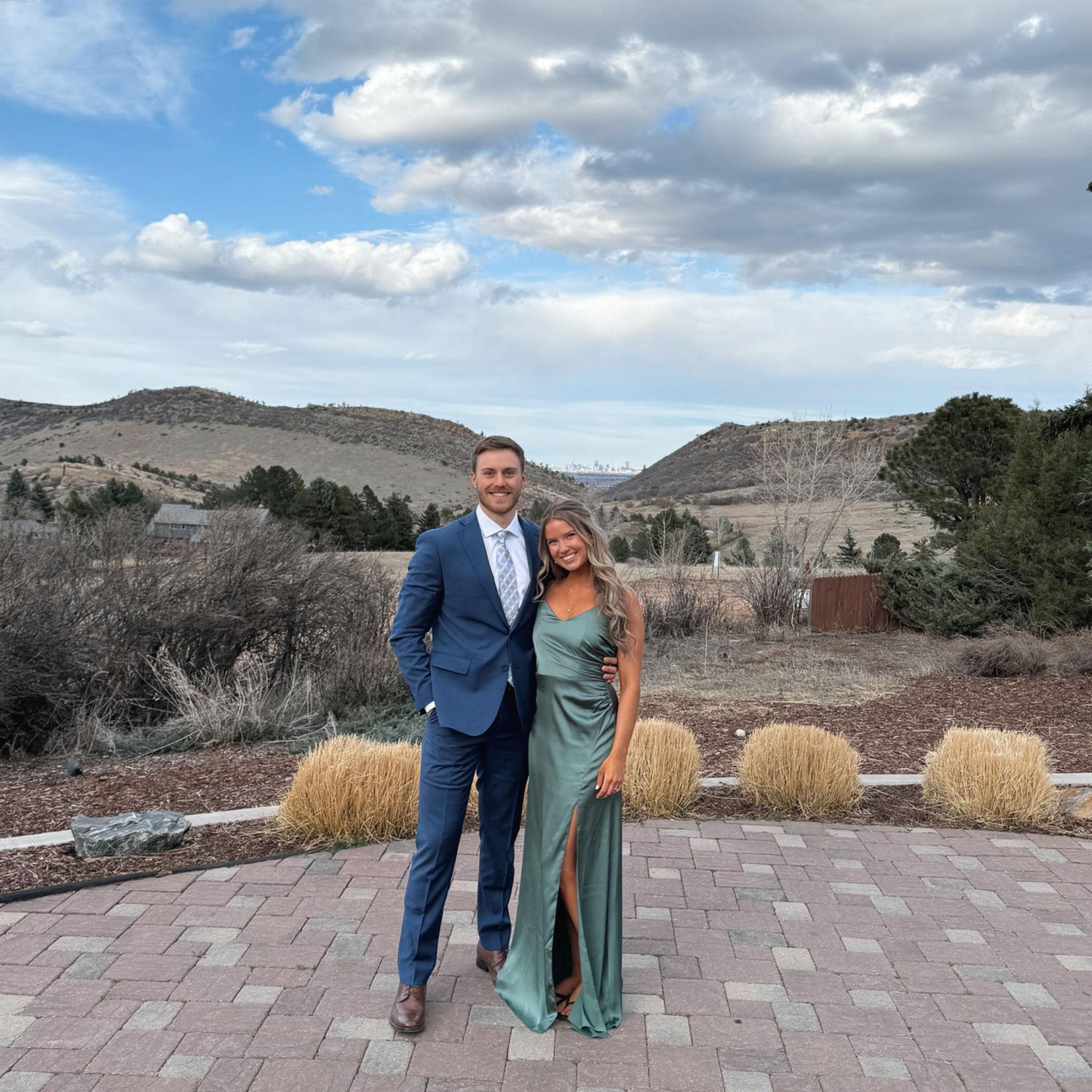 Us at Kasia and David's beautiful wedding. Not too often where we both get to dress up really nice (mainly Logan haha). (2025)