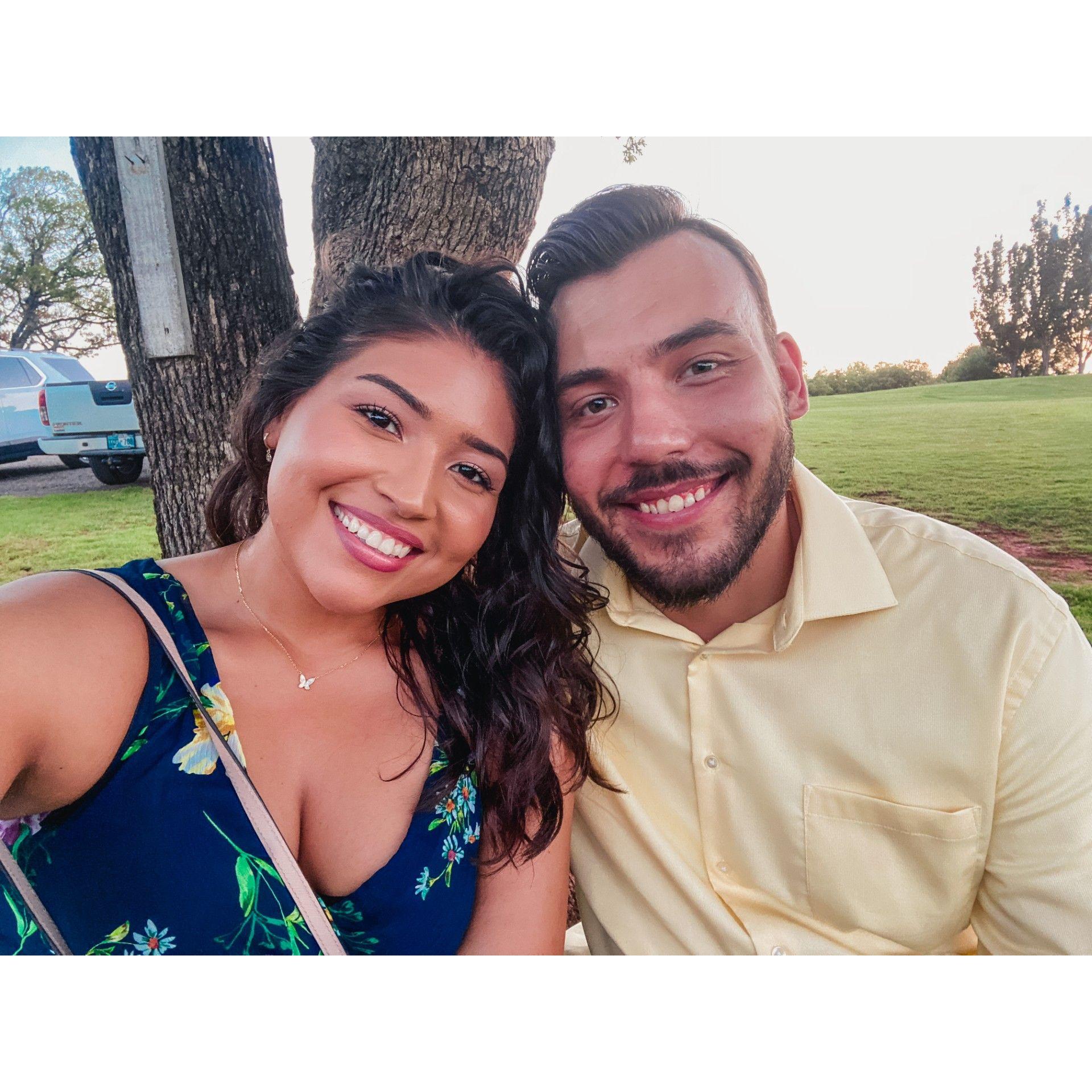 The first wedding we attended together :)
