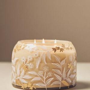 Lily Fresh White Cashmere & Musk Glass Candle