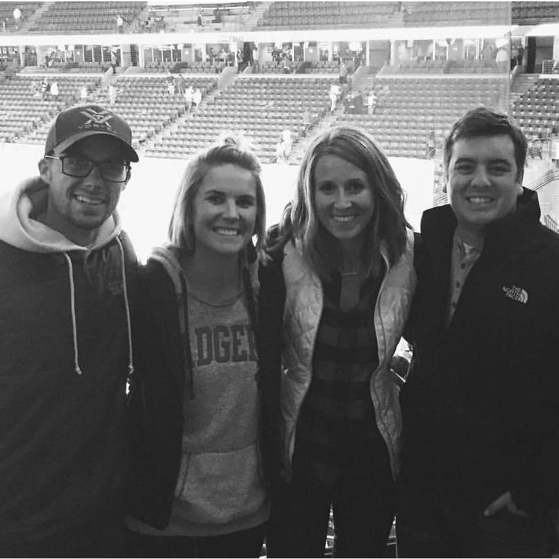 Badger hockey games with friends